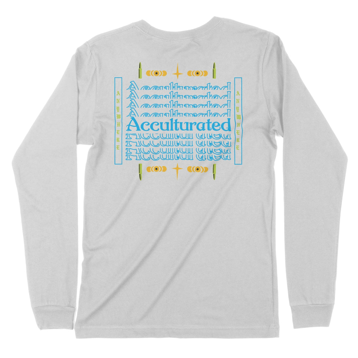 Acculturated | Back Print | Long-Sleeve T-Shirt | Premium Quality Stre Chroma Clothing