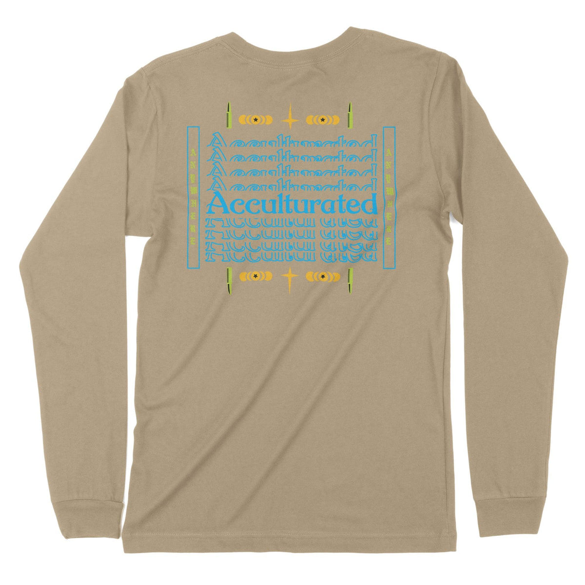 Acculturated | Back Print | Long-Sleeve T-Shirt | Premium Quality Stre Chroma Clothing