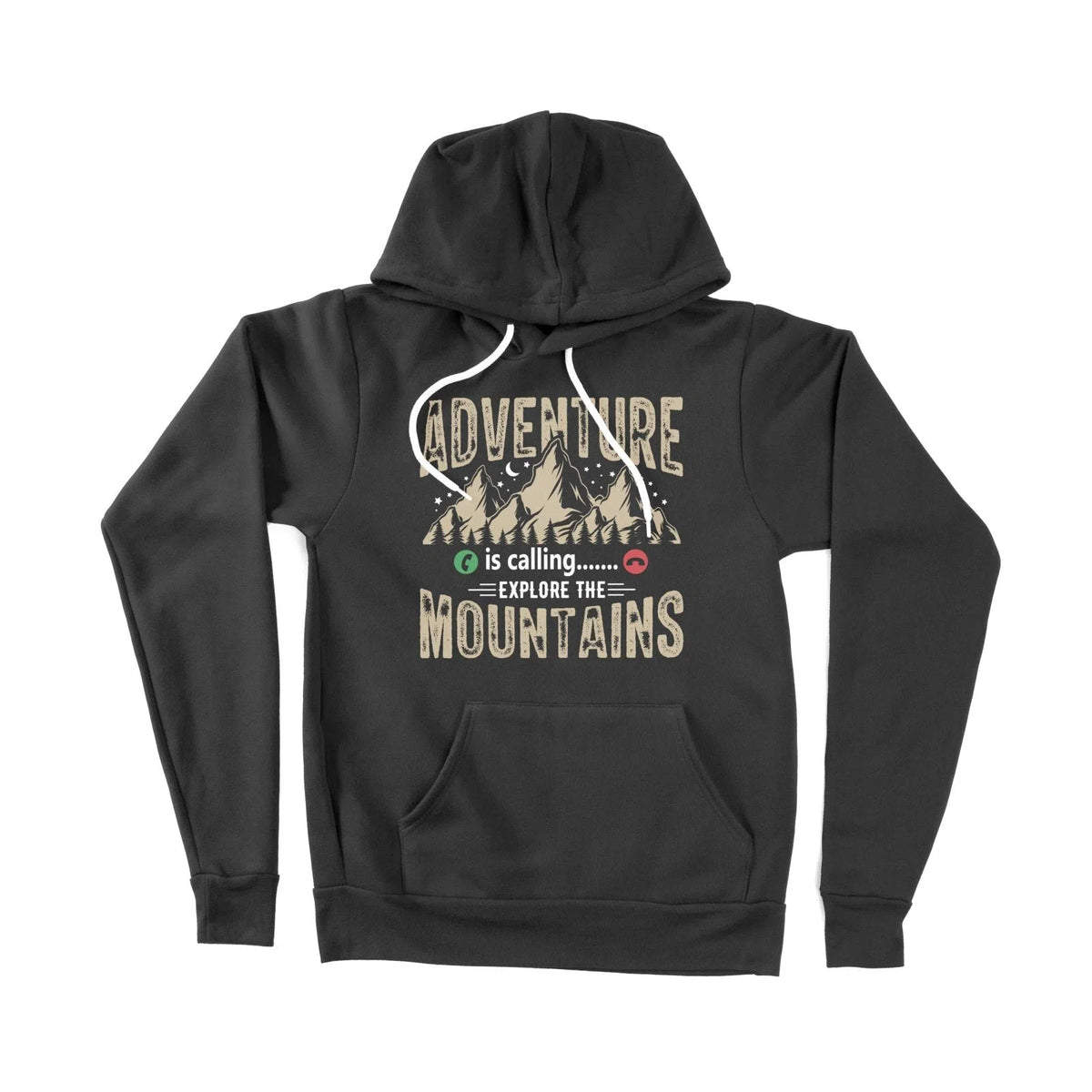 Adventure Is Calling Explore The Mountains Unisex Adult Hoodie Chroma Clothing