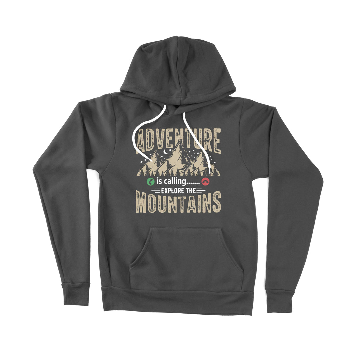 Adventure Is Calling Explore The Mountains Unisex Adult Hoodie Chroma Clothing