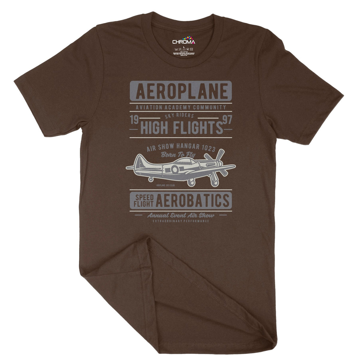 Aeroplane | Vintage Adult T-Shirt | Classic Vintage Clothing Chroma Clothing