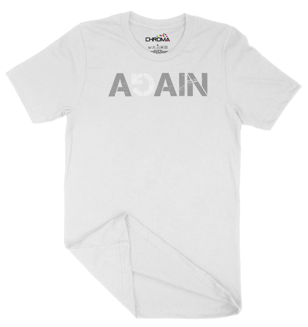 Again Positive Mindset Fitness Unisex Adult T-Shirt Chroma Clothing