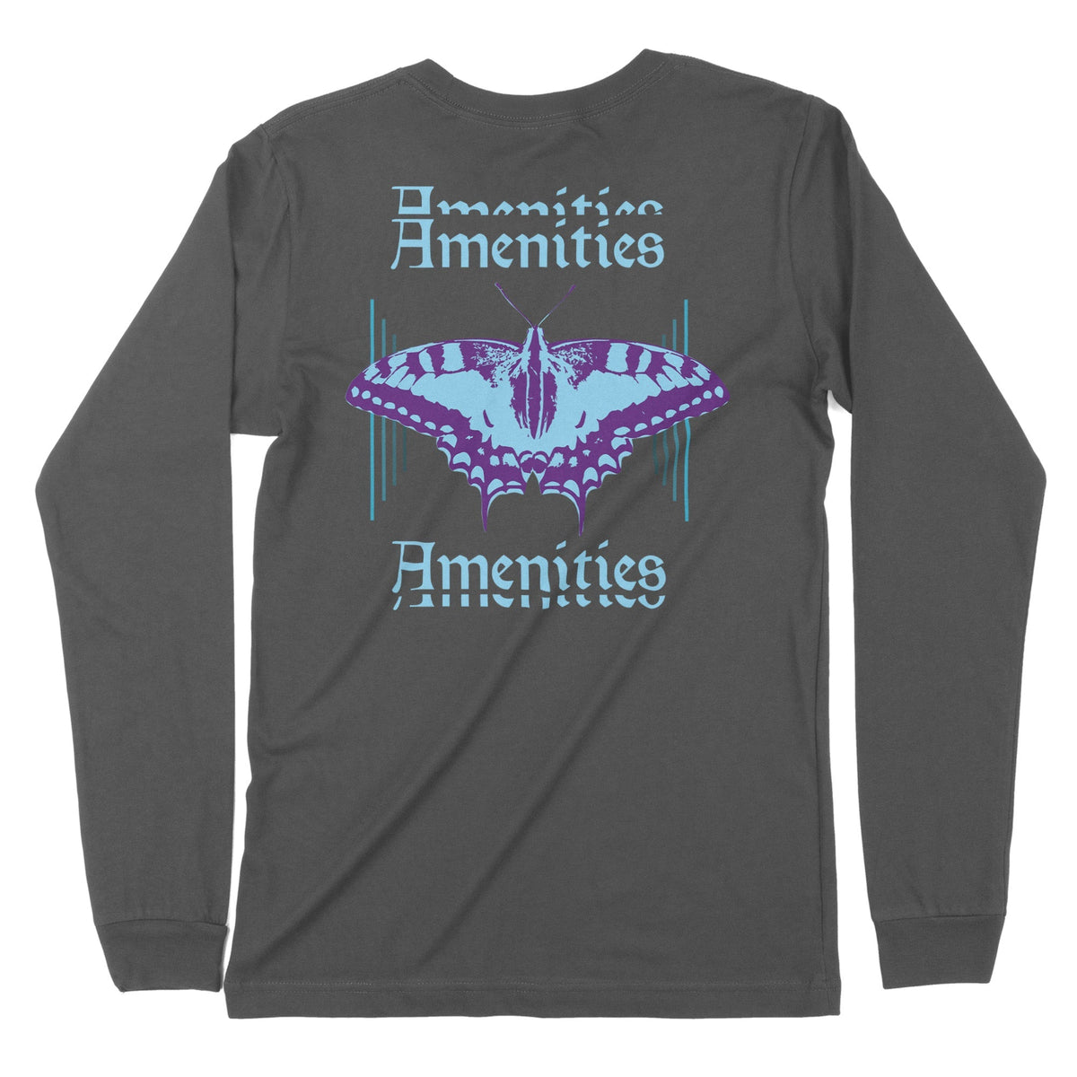 Amenities | Back Print | Long-Sleeve T-Shirt | Premium Quality Streetw Chroma Clothing