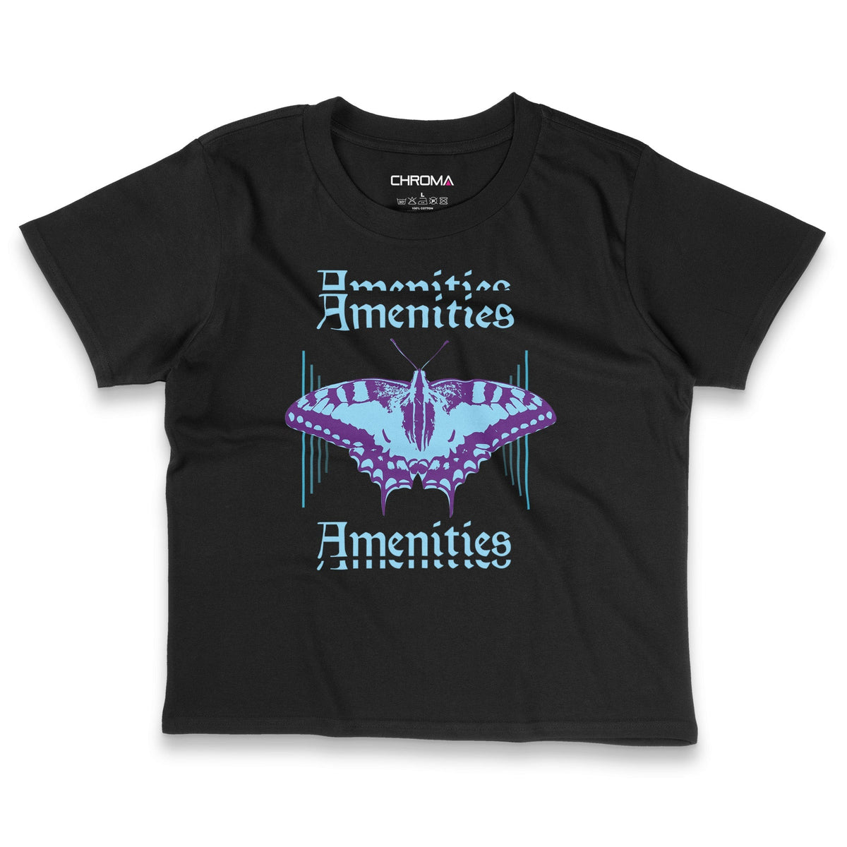 Amenities | Women's Cropped T-Shirt Chroma Clothing