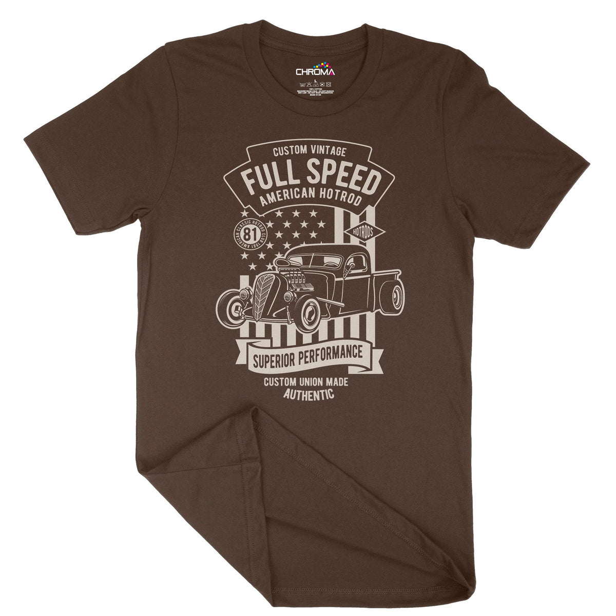 American Hotrod | Vintage Adult T-Shirt | Classic Vintage Clothing Chroma Clothing