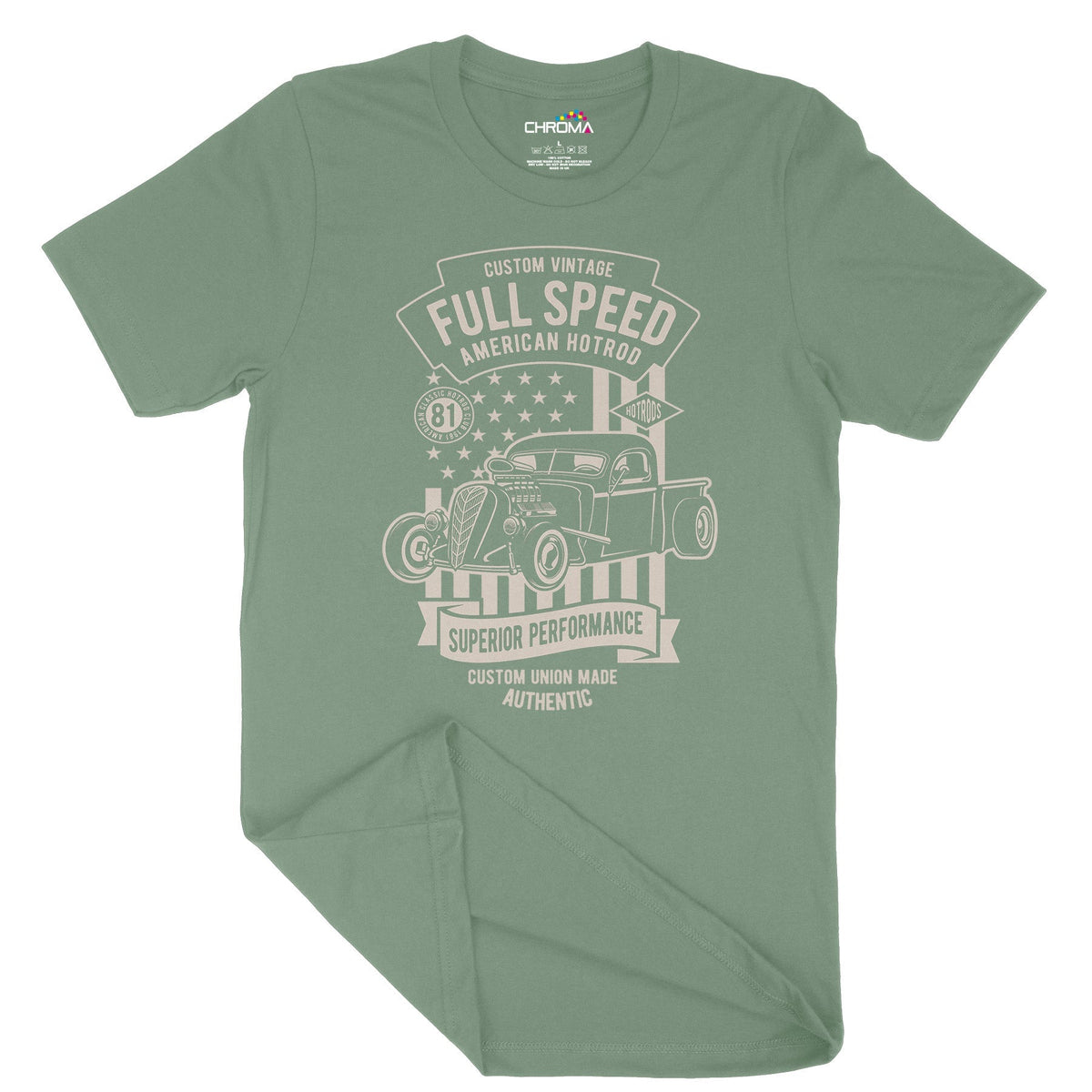 American Hotrod | Vintage Adult T-Shirt | Classic Vintage Clothing Chroma Clothing