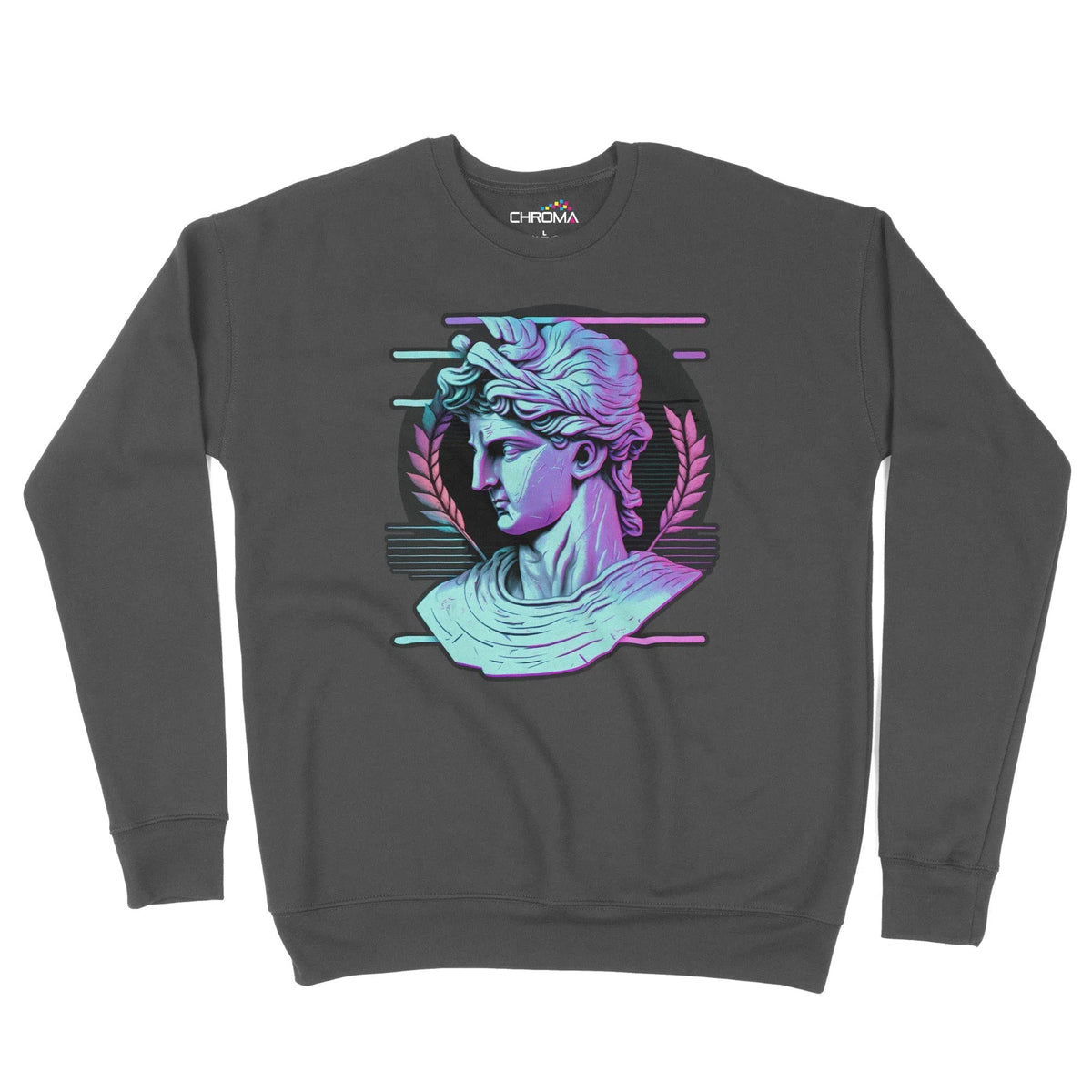 Ancient Neon Head Unisex Adult Sweatshirt | Premium Quality Streetwear Chroma Clothing