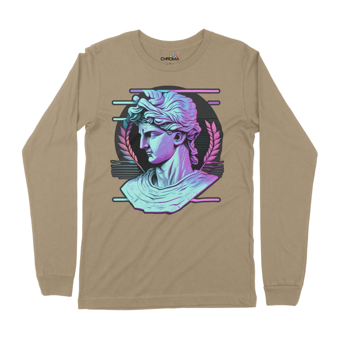 Ancient Sculpture | Long-Sleeve T-Shirt | Premium Quality Streetwear Chroma Clothing