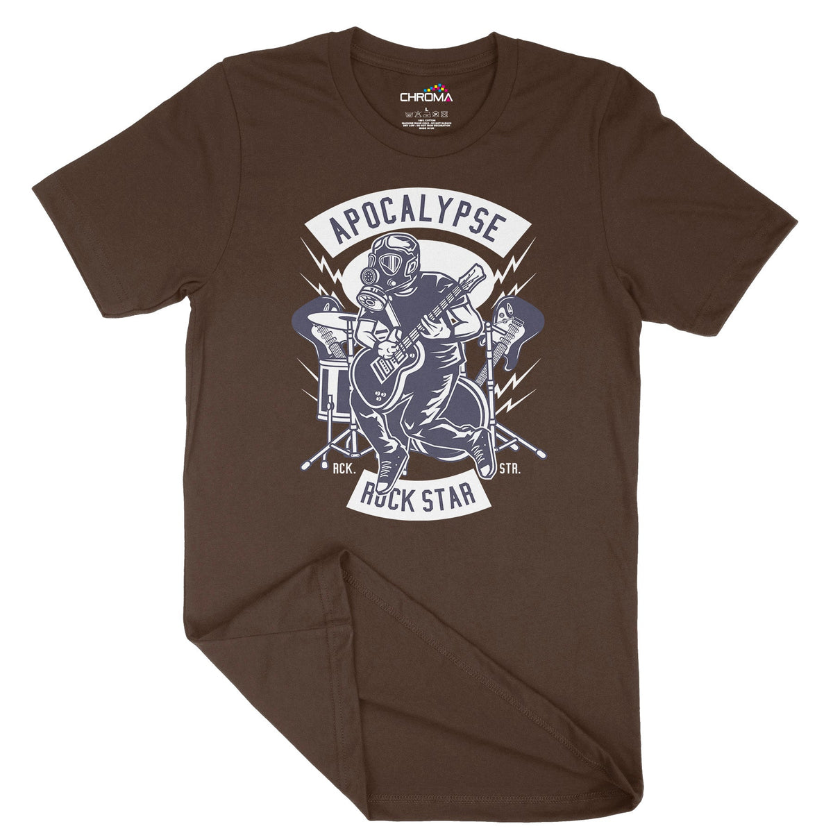 Apocalypse Rock Star | Vintage Adult T-Shirt | Classic Vintage Clothin Chroma Clothing