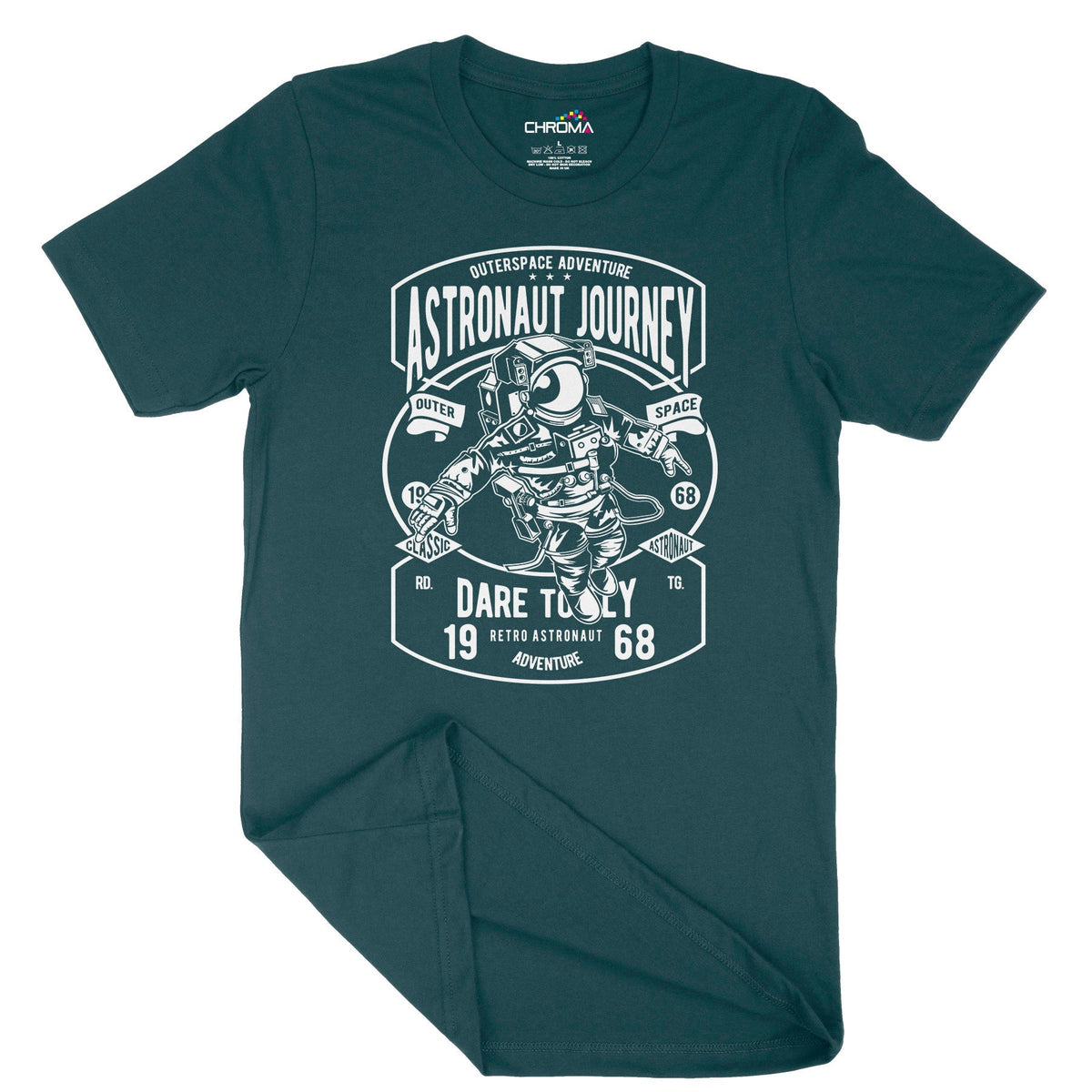 Astronaut Journey | Vintage Adult T-Shirt | Classic Vintage Clothing Chroma Clothing