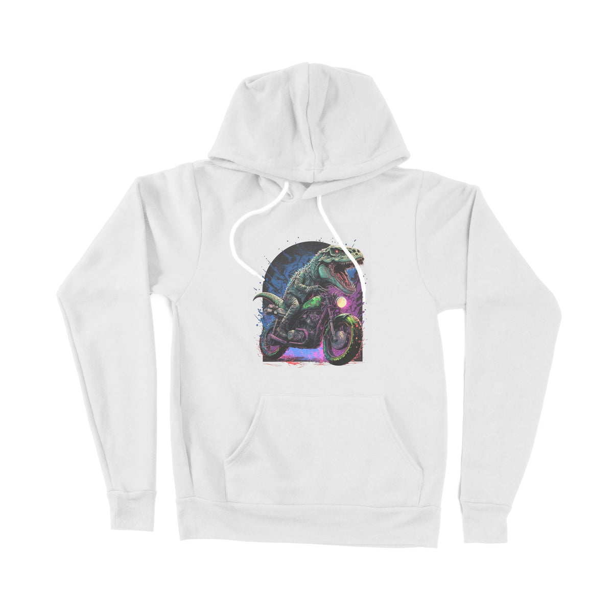 Badass Dinosaur Club Unisex Adult Pullover Hoodie Chroma Clothing