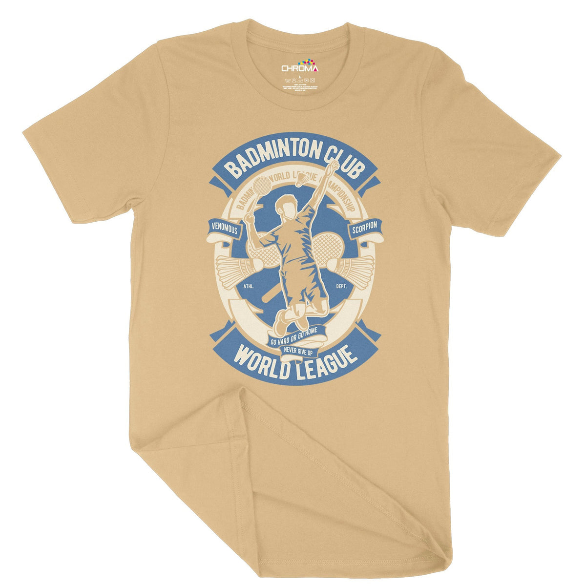 Badminton Club | Vintage Adult T-Shirt | Classic Vintage Clothing Chroma Clothing