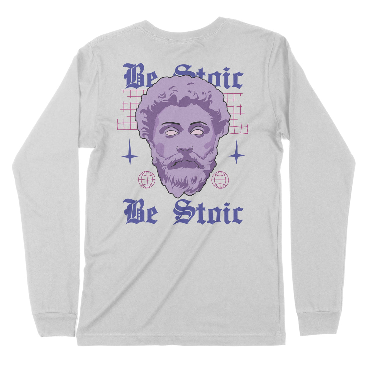 Be Stoic | Back Print | Long-Sleeve T-Shirt | Premium Quality Streetwe Chroma Clothing