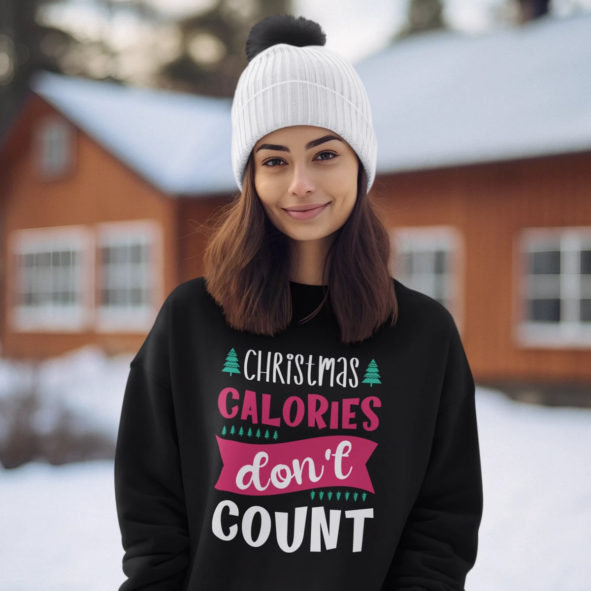 Christmas Calories Don't Count | Unisex Christmas Sweater Chroma Clothing