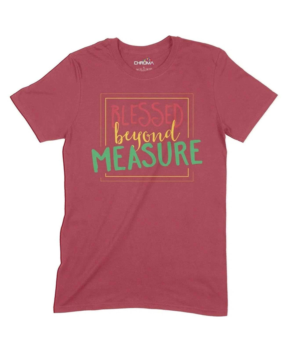 Blessed Beyond Measure Unisex Adult T-Shirt Chroma Clothing