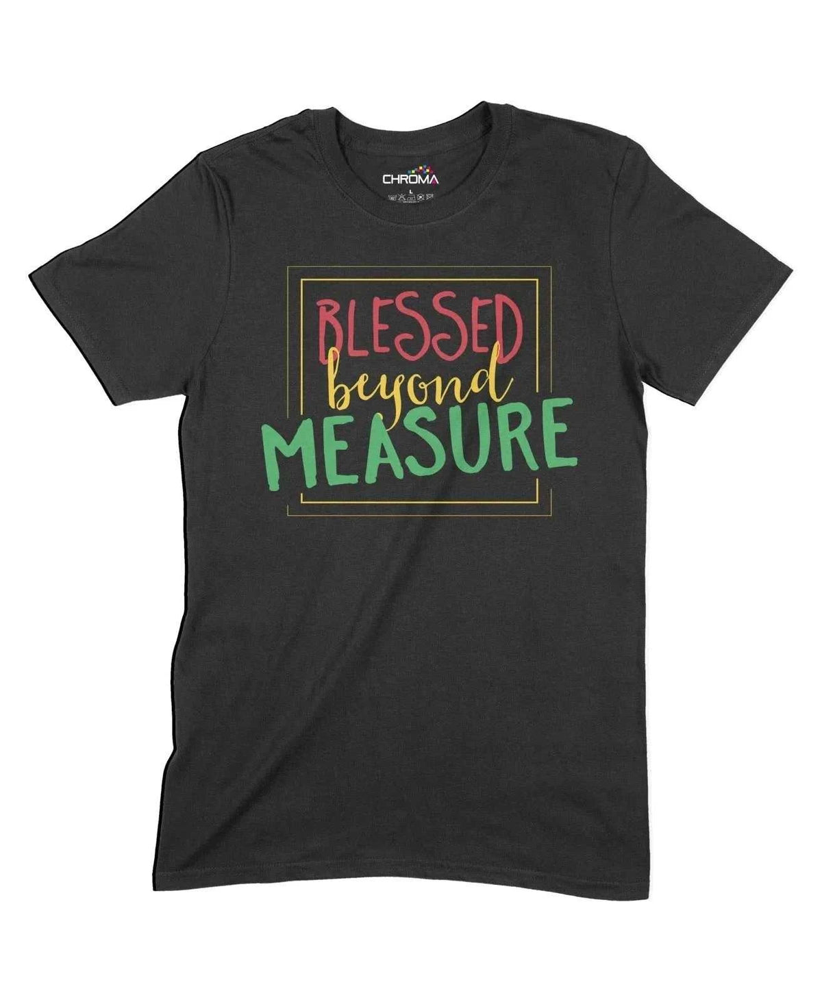 Blessed Beyond Measure Unisex Adult T-Shirt Chroma Clothing