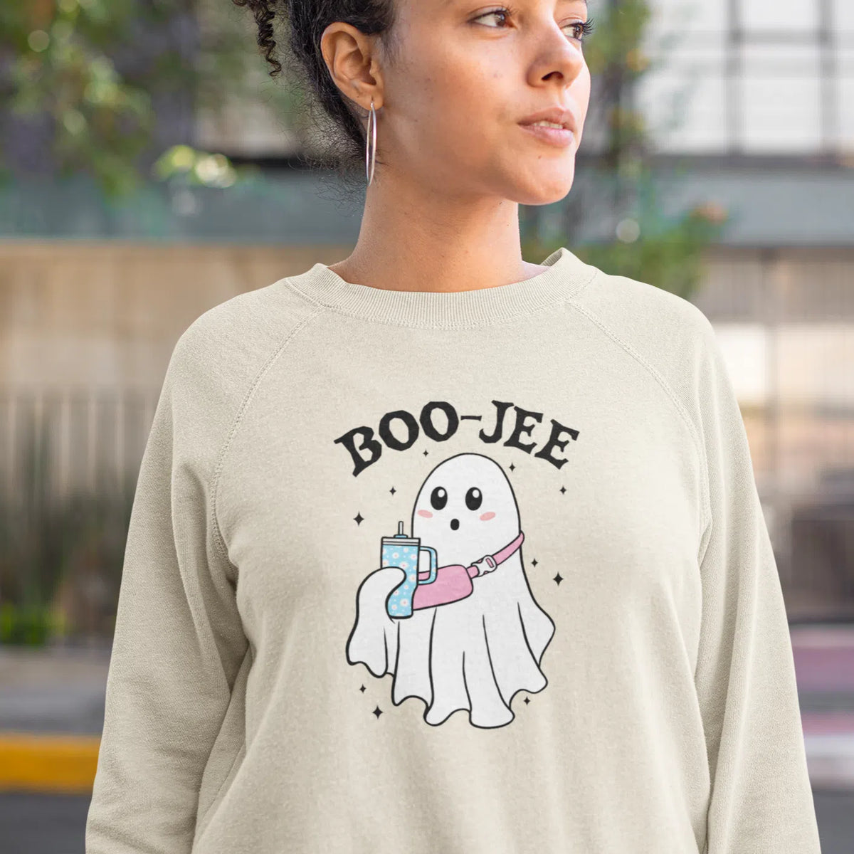 Boo-Jee Halloween Unisex Adult Sweatshirt | Premium Halloween Clothing Chroma Clothing