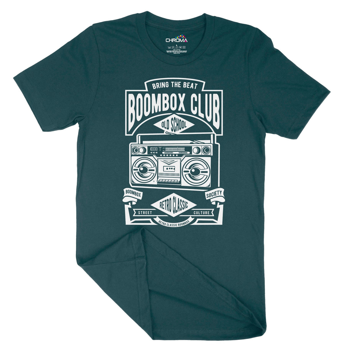 Boombox Club | Vintage Adult T-Shirt | Classic Vintage Clothing Chroma Clothing