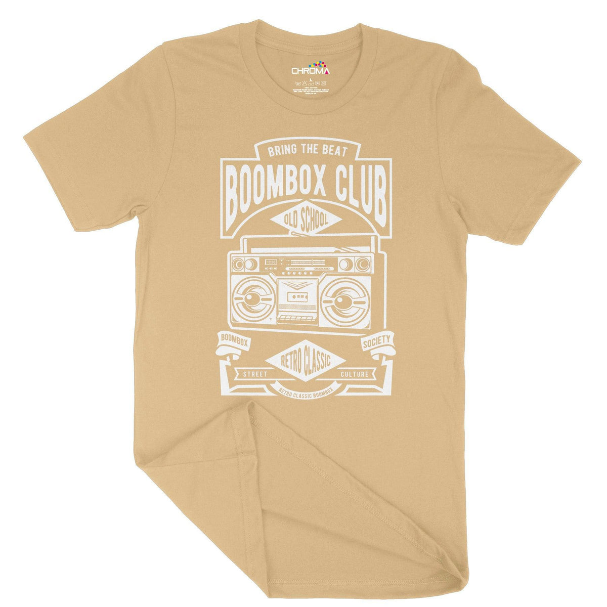 Boombox Club | Vintage Adult T-Shirt | Classic Vintage Clothing Chroma Clothing