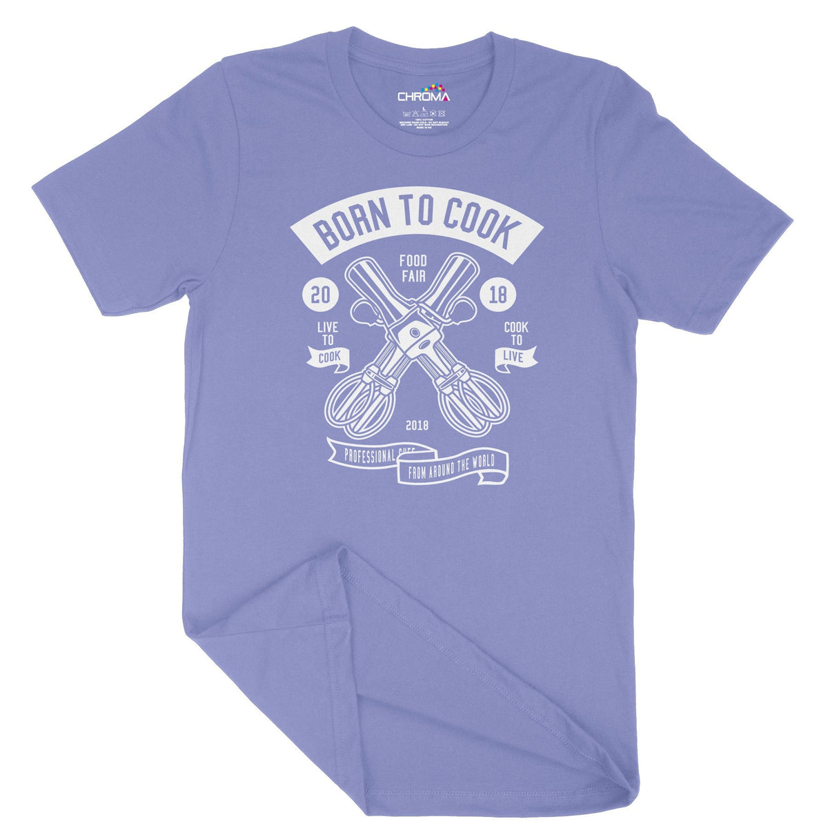 Born To Cook | Vintage Adult T-Shirt | Classic Vintage Clothing Chroma Clothing
