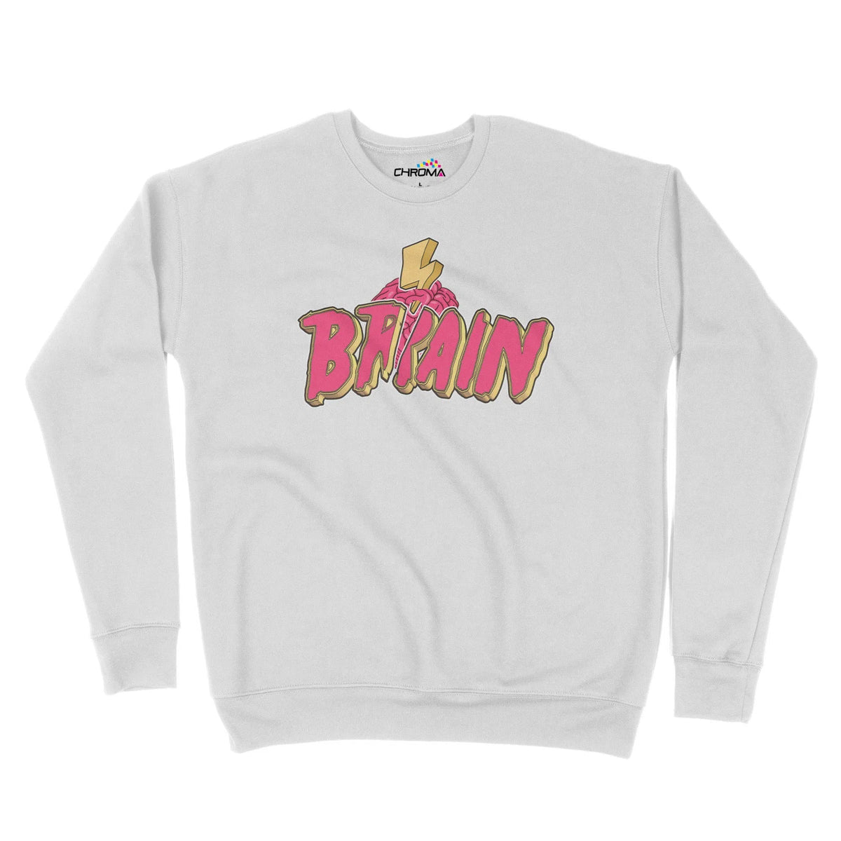 Brain Thunder Halloween Unisex Adult Sweatshirt | Premium Halloween Cl Chroma Clothing