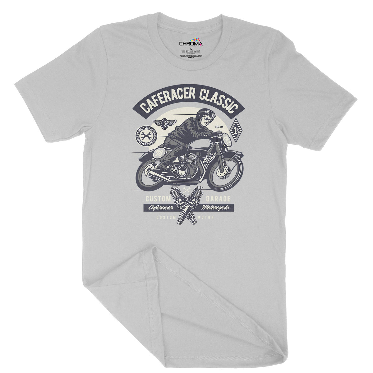 Caferacer Classic | Vintage Adult T-Shirt | Classic Vintage Clothing Chroma Clothing