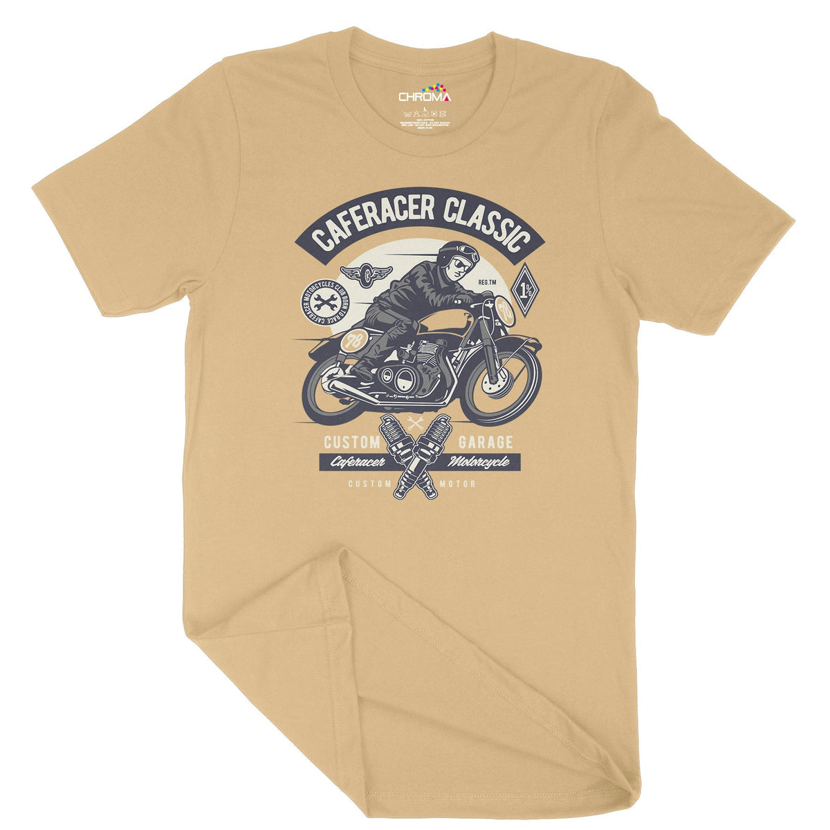 Caferacer Classic | Vintage Adult T-Shirt | Classic Vintage Clothing Chroma Clothing