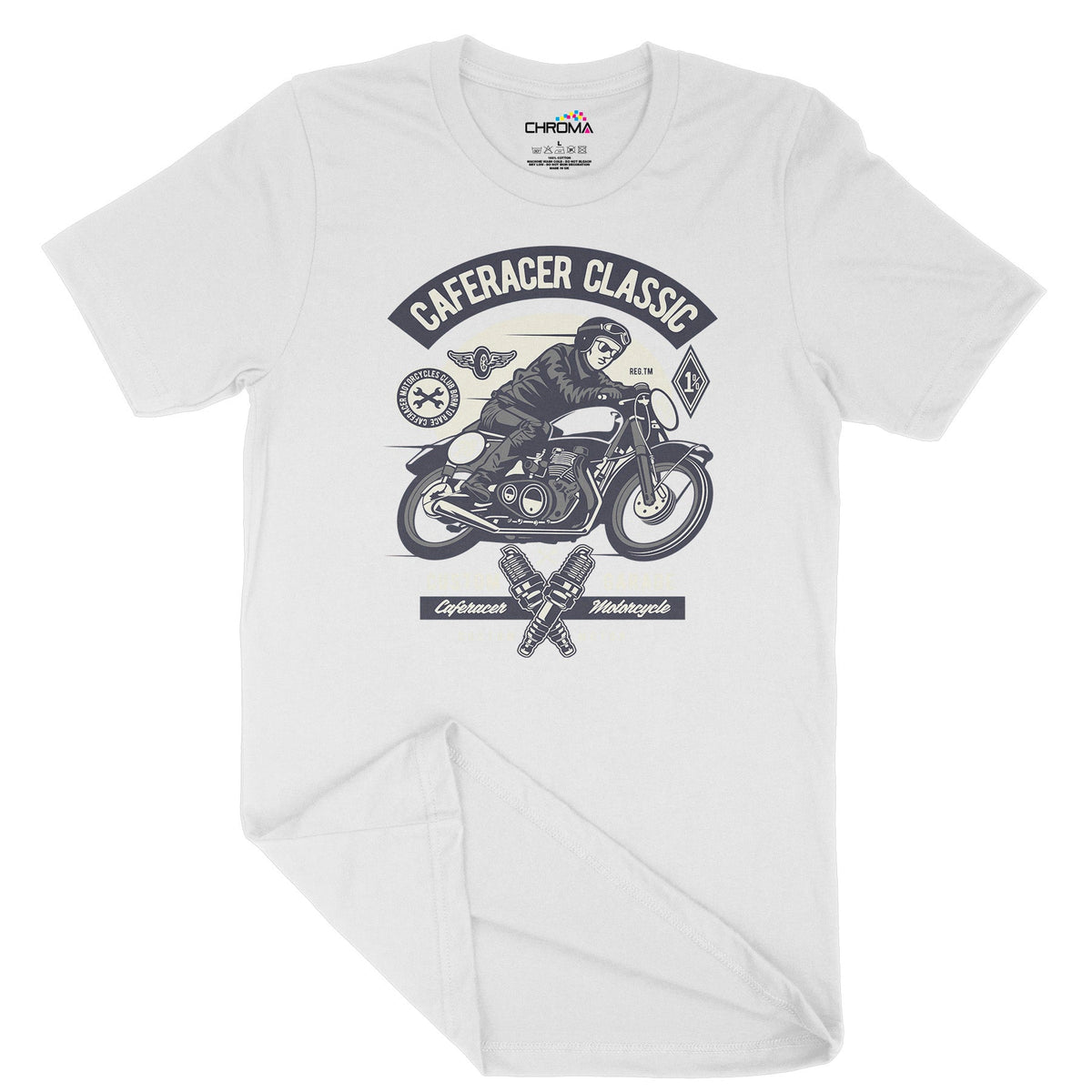 Caferacer Classic | Vintage Adult T-Shirt | Classic Vintage Clothing Chroma Clothing