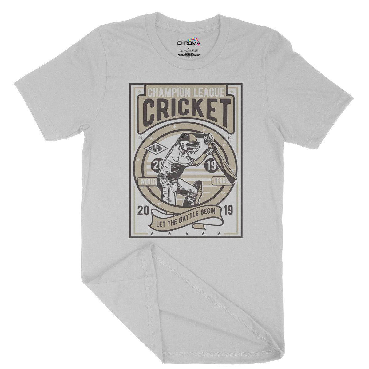 Champion League Cricket | Vintage Adult T-Shirt | Classic Vintage Clot Chroma Clothing