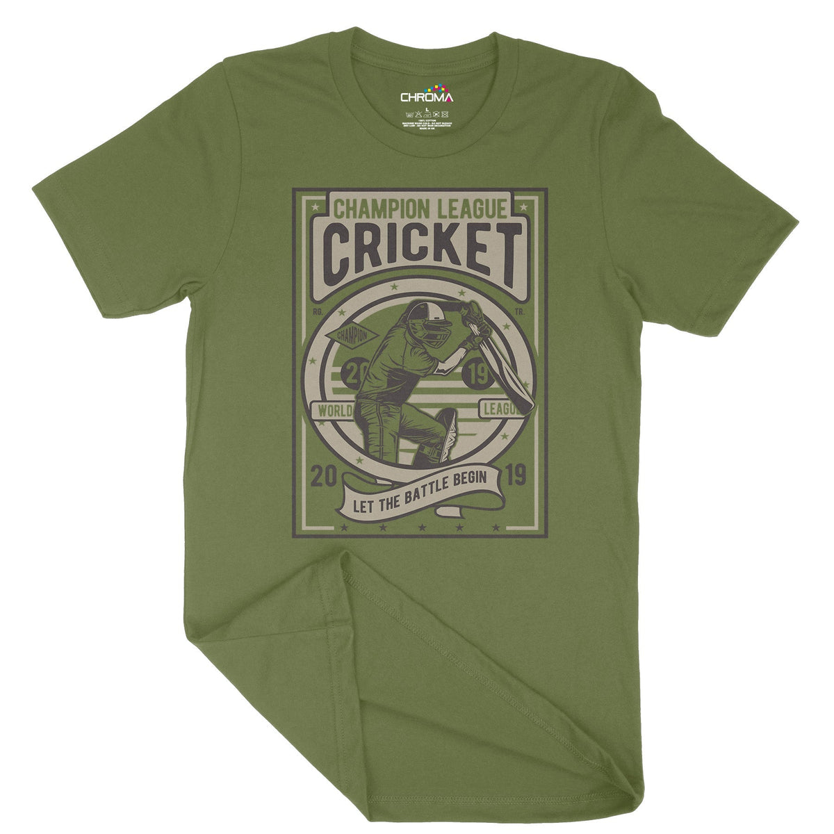 Champion League Cricket | Vintage Adult T-Shirt | Classic Vintage Clot Chroma Clothing