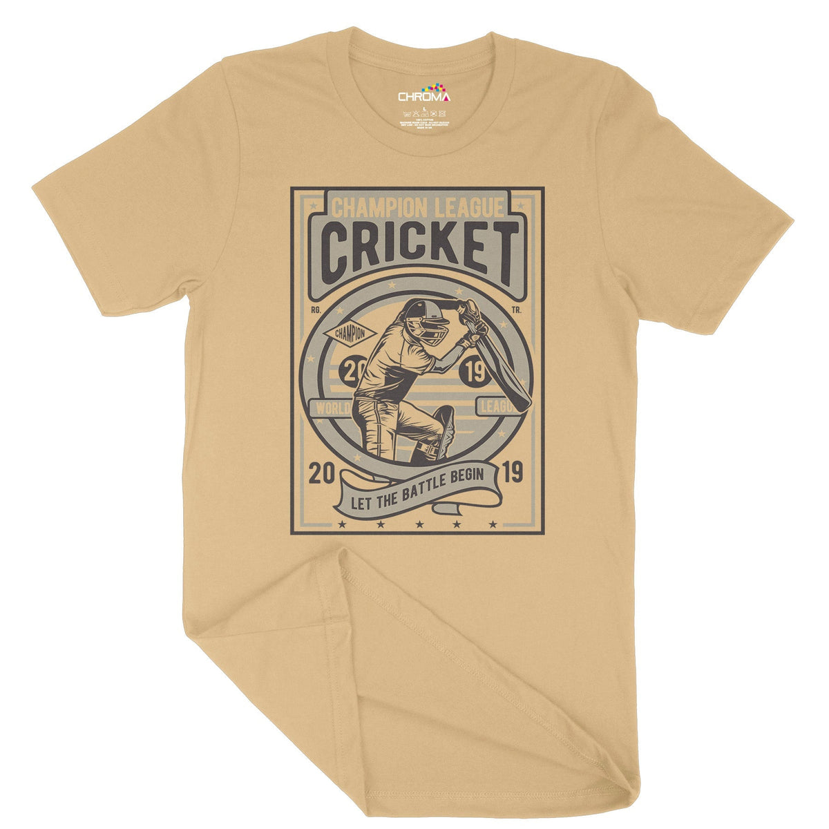 Champion League Cricket | Vintage Adult T-Shirt | Classic Vintage Clot Chroma Clothing
