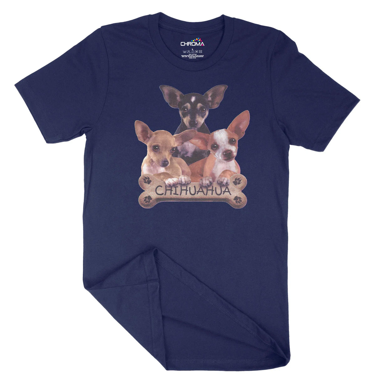 Chihuahua Dog Lover Unisex Adult T-Shirt | Quality Slogan Clothing Chroma Clothing