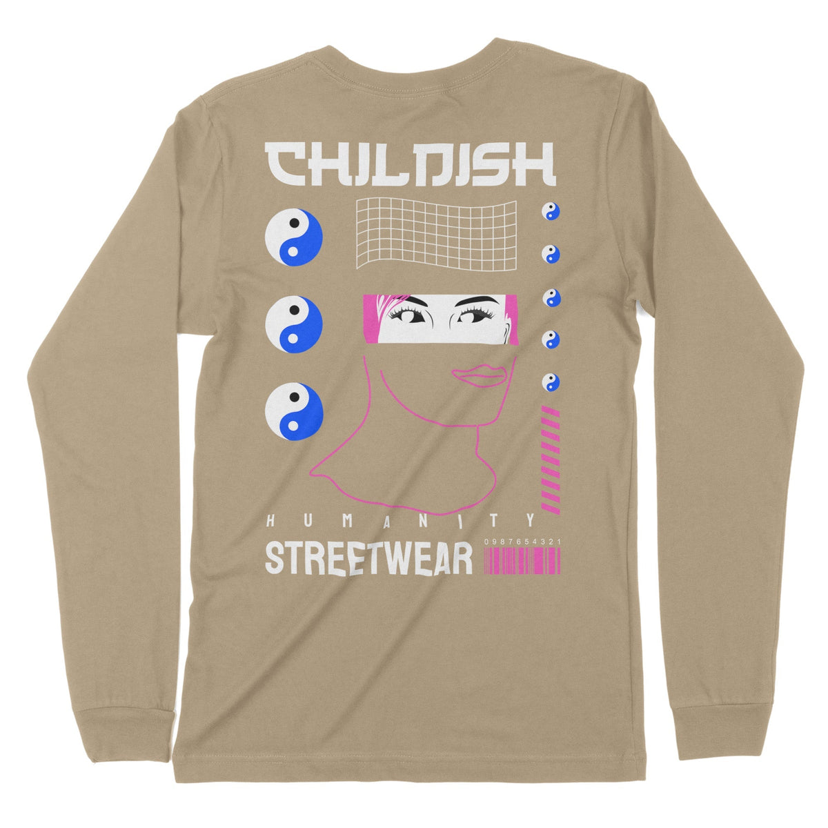 Childish | Back Print | Long-Sleeve T-Shirt | Premium Quality Streetwe Chroma Clothing