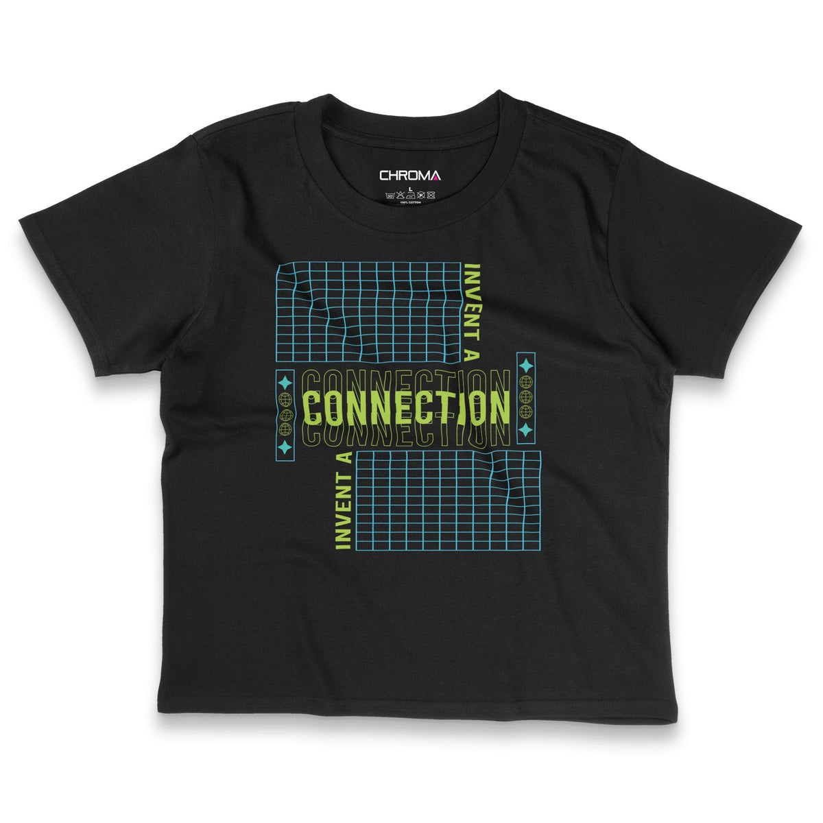Connection | Women's Cropped T-Shirt Chroma Clothing