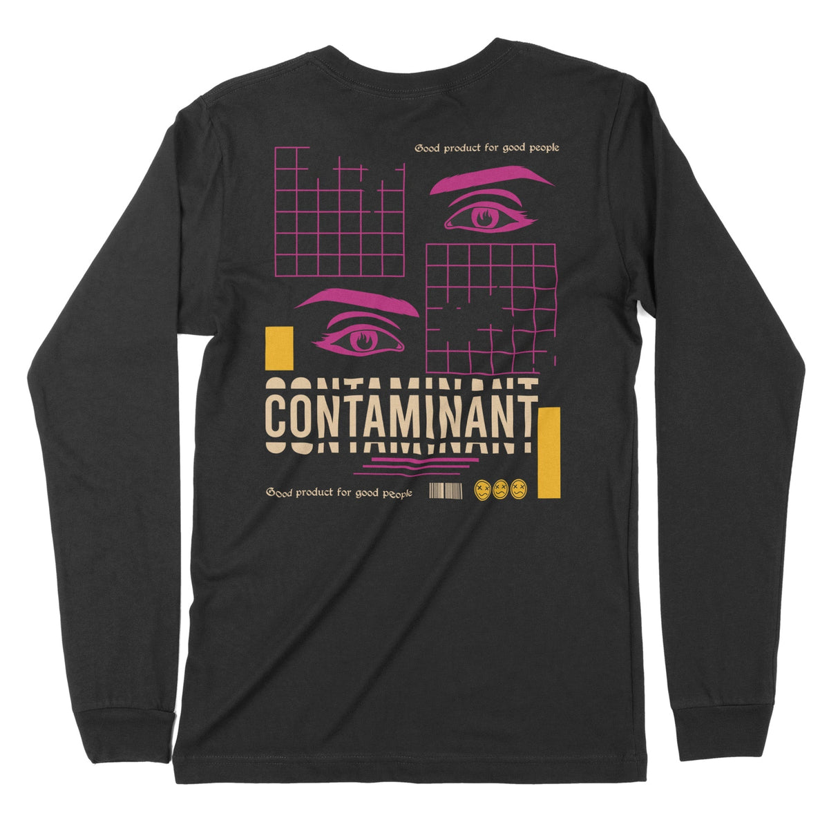 Containment | Back Print | Long-Sleeve T-Shirt | Premium Quality Stree Chroma Clothing