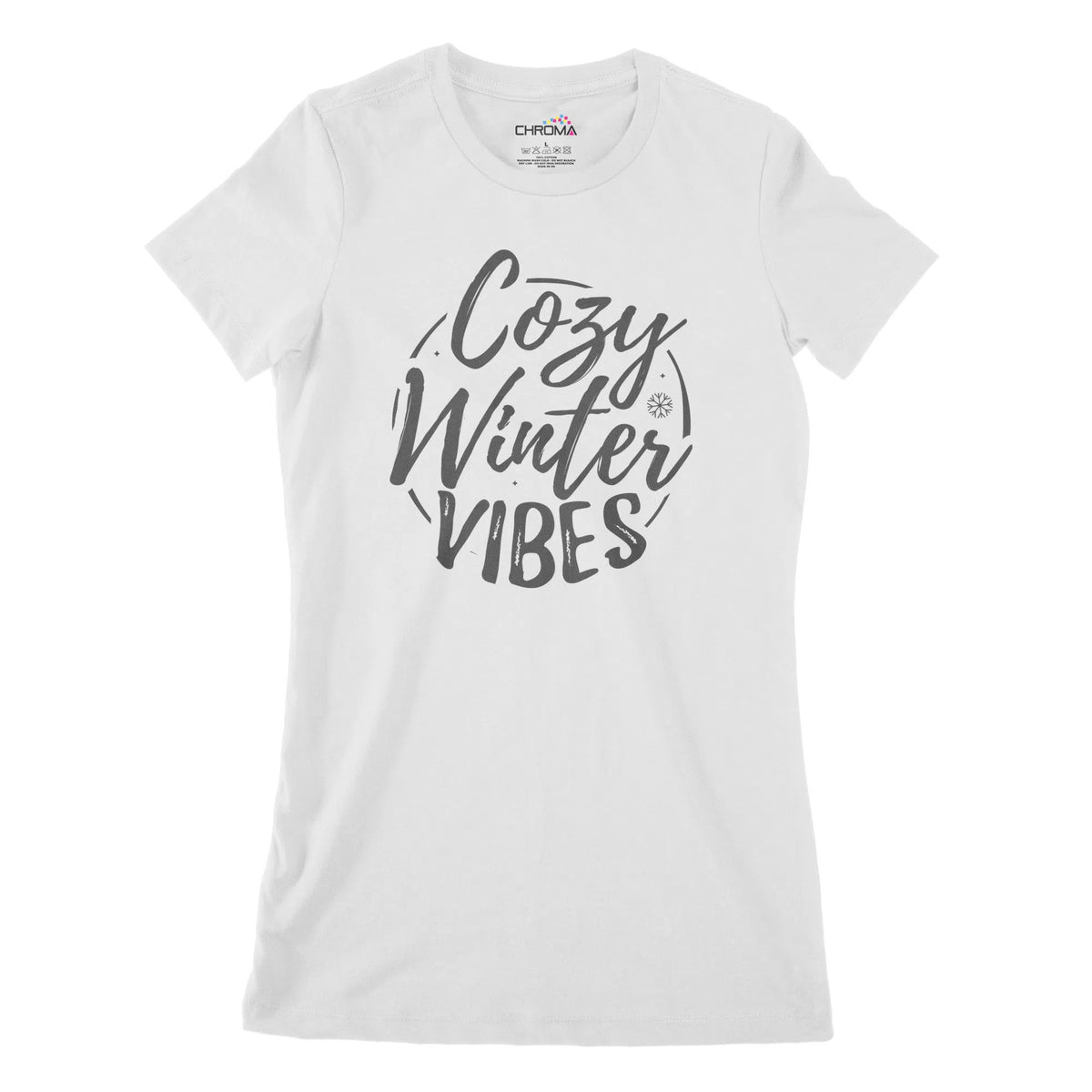 Cosy Winter Vibes Women's Classic Fitted T-Shirt Chroma Clothing