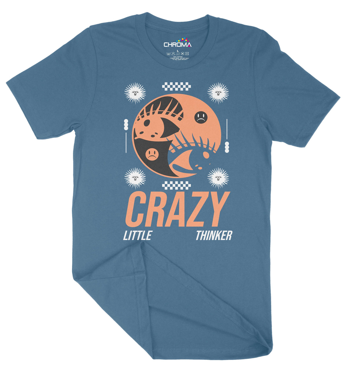 Crazy Little Thinker Unisex Adult T-Shirt | Premium Quality Streetwear Chroma Clothing