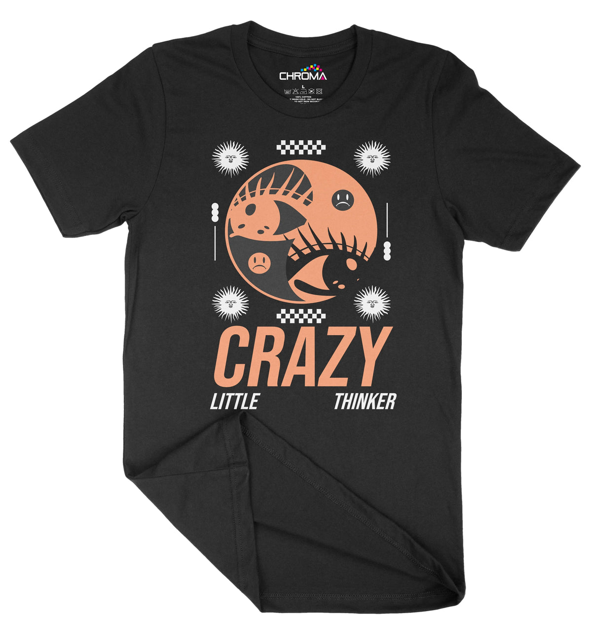 Crazy Little Thinker Unisex Adult T-Shirt | Premium Quality Streetwear Chroma Clothing