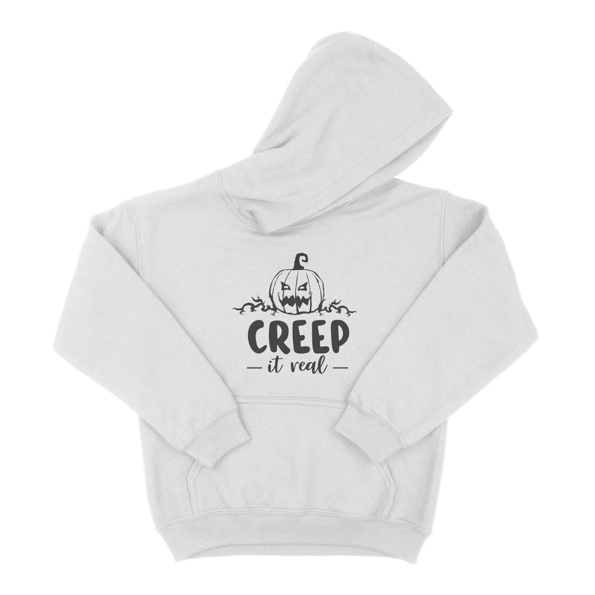 Creep It Real Halloween Costume Unisex Youth Hoodie | Premium Hallowee Chroma Clothing