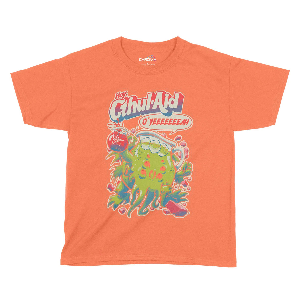 Cthul-Aid Halloween Kids T-Shirt | Premium Halloween Clothing Chroma Clothing