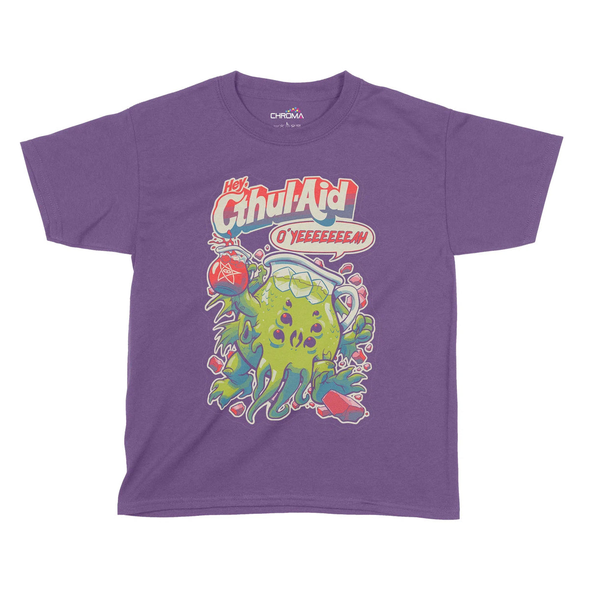 Cthul-Aid Halloween Kids T-Shirt | Premium Halloween Clothing Chroma Clothing