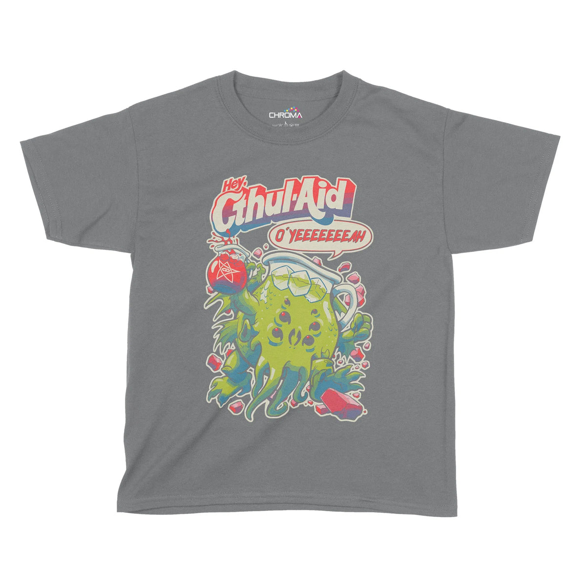 Cthul-Aid Halloween Kids T-Shirt | Premium Halloween Clothing Chroma Clothing