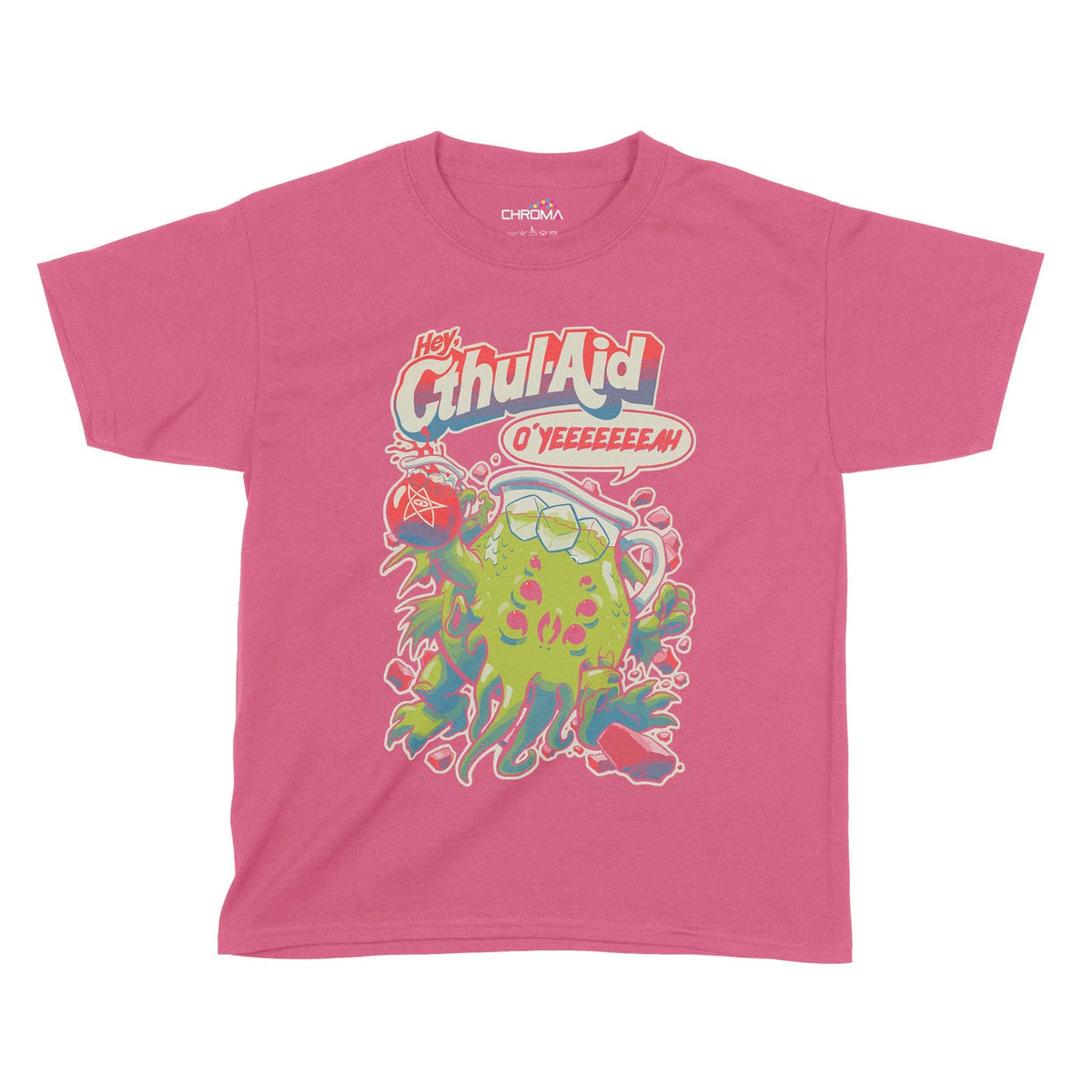 Cthul-Aid Halloween Kids T-Shirt | Premium Halloween Clothing Chroma Clothing