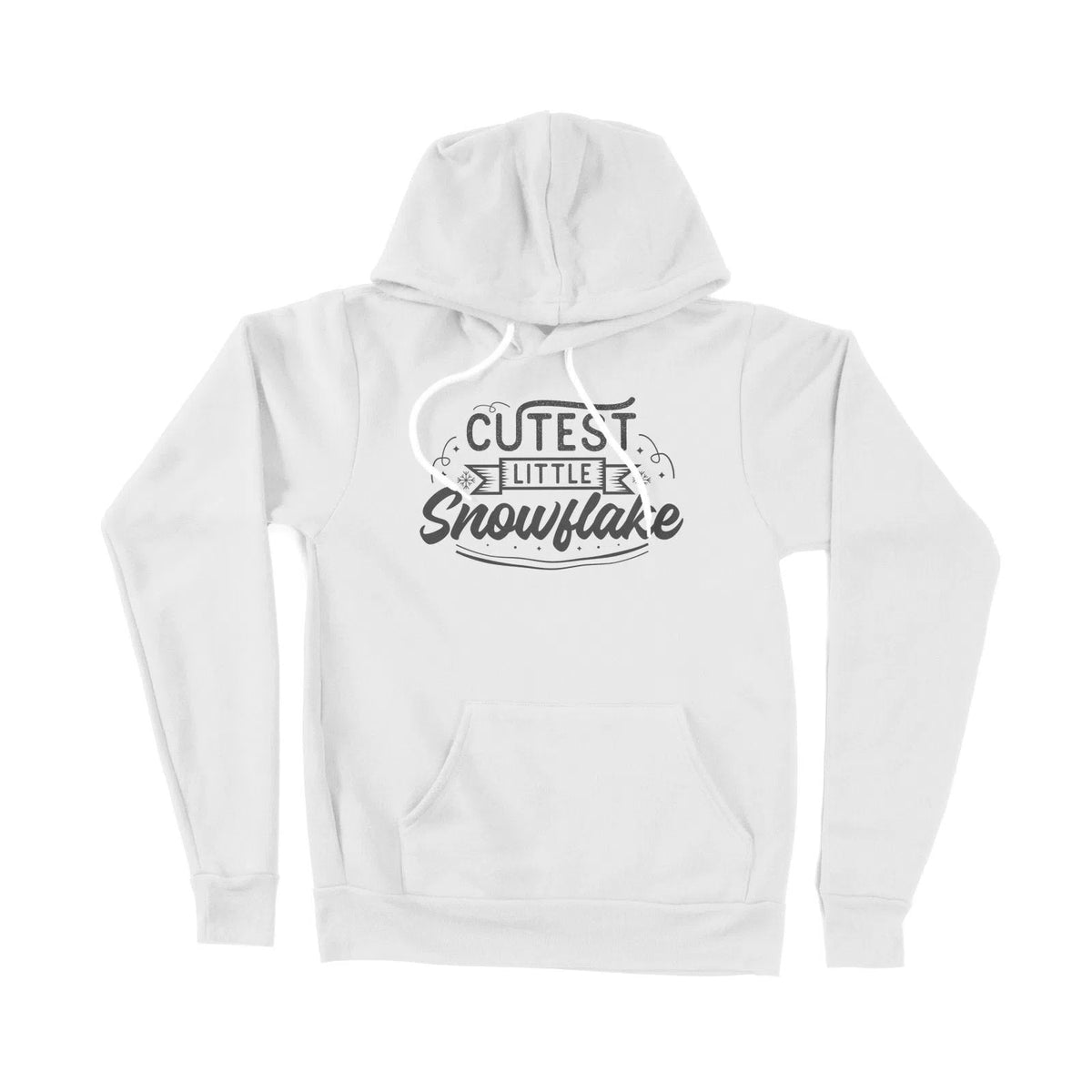 Cutest Little Snowflake Winter Unisex Adult Hoodie Chroma Clothing