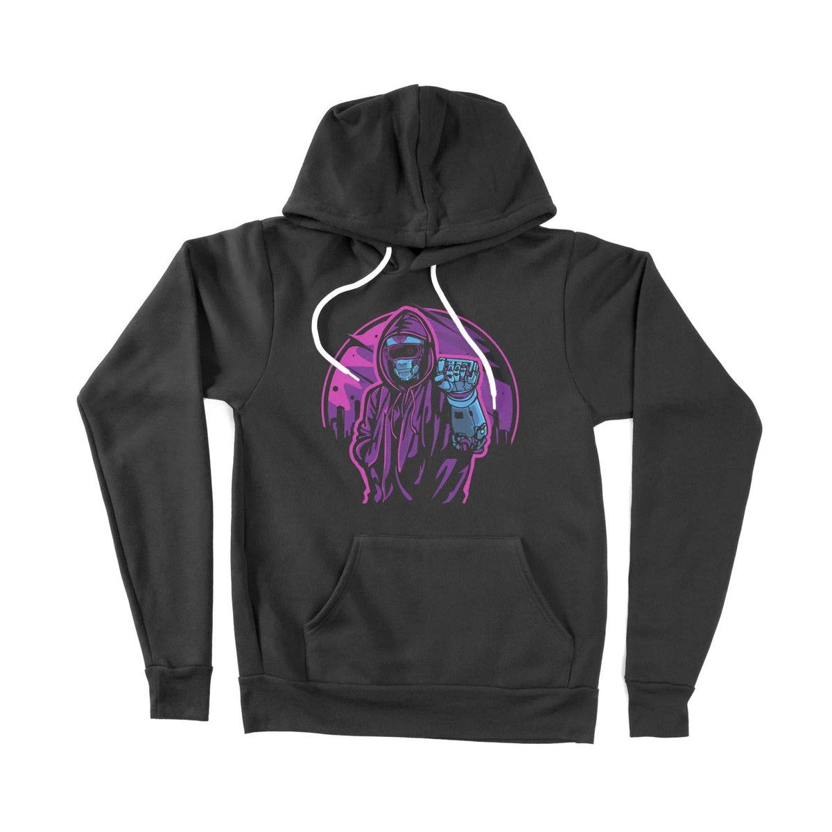 Cyber Hacker Cyberpunk Unisex Adult Hoodie | Premium Quality Streetwea Chroma Clothing