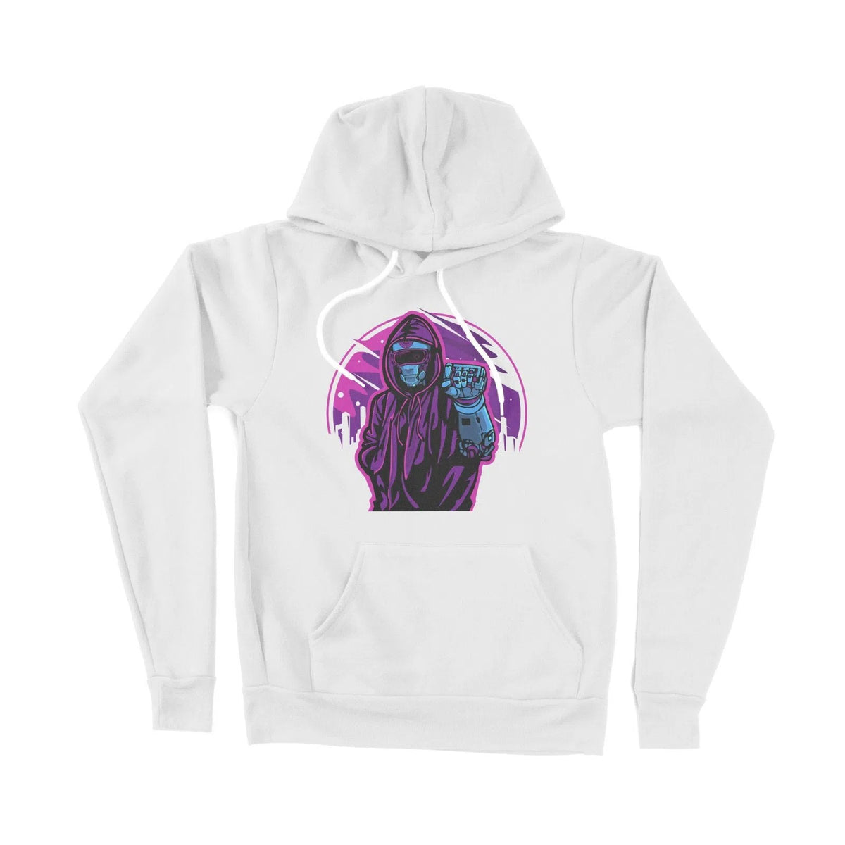 Cyber Hacker Cyberpunk Unisex Adult Hoodie | Premium Quality Streetwea Chroma Clothing