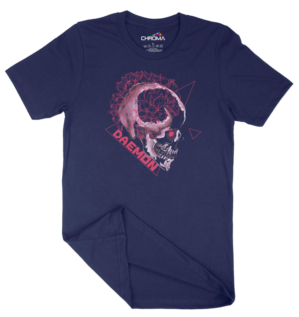 Daemon Skull Unisex Adult T-Shirt | Premium Quality Streetwear Chroma Clothing