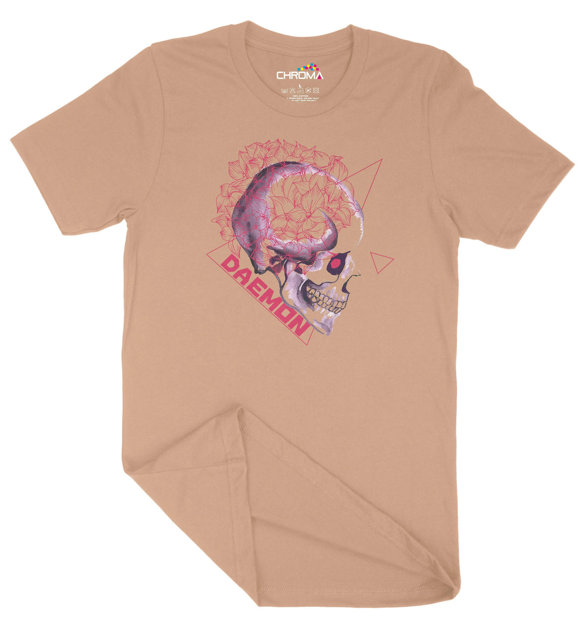 Daemon Skull Unisex Adult T-Shirt | Premium Quality Streetwear Chroma Clothing