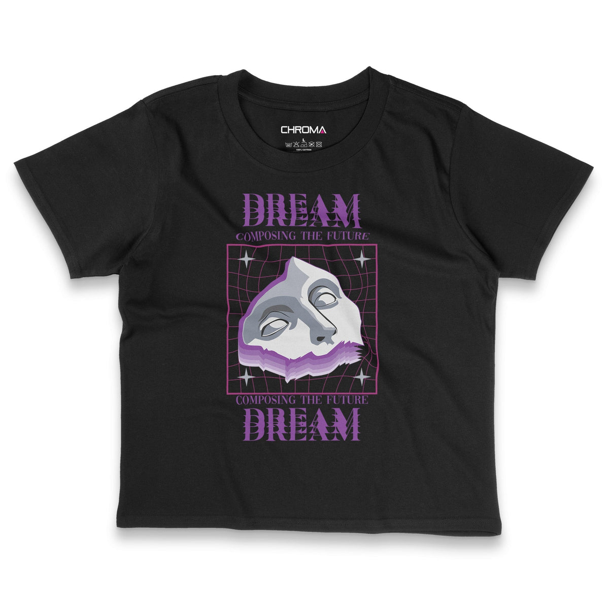 Dream | Women's Cropped T-Shirt Chroma Clothing