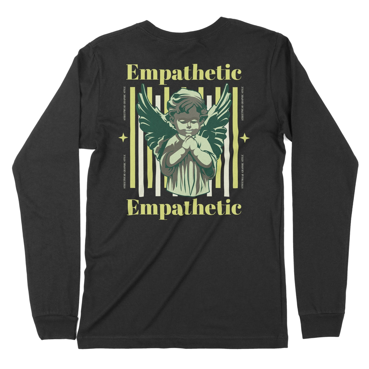 Empathetic | Back Print | Long-Sleeve T-Shirt | Premium Quality Street Chroma Clothing